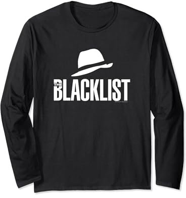 Die Blacklist Hut-Symbol Langarmshirt