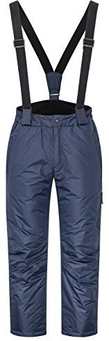 icefeld Herren Winterhose/Thermohose/Schneehose PFC frei Marineblau in S