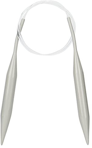 Coopay Aluminum Circular Knitting Needles - 80cm, 12mm & 2mm UK Size, Long Flexible Cable, White