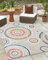 MY-RUG Outdoor Teppich wetterfest 200 x 300 cm, UV beständig & robust für Garten Terrasse, Balkon Küche & Wohnzimmer, kurzflor waschbarer Wohnzimmerteppich, Reed