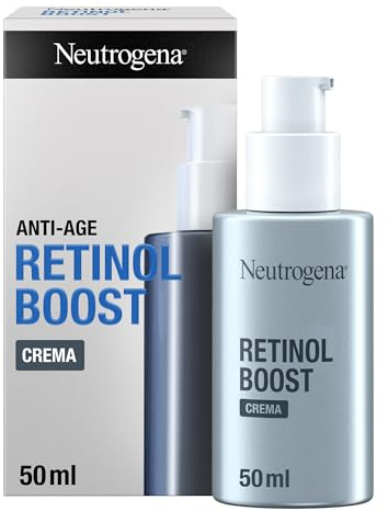 Neutrogena, Retinol Boost Gesichtscreme mit reinem Retinol, leicht einziehende Anti-Falten-Gesichtscreme für jugendliche und gesunde Haut, Geeignet für alle Hauttypen, 1 x 50 ml