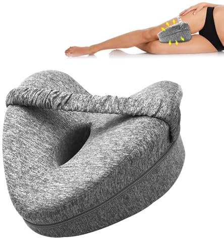 Gobesty Orthopädisches Kissen Für Bein, Seitenschläfer Kniekissen Leg Pillow Knie-Kissen, Ergonomisches Kissen Aus Memory-Schaum Seitenschläferkissen Von Hüft Rücken Knie-Schmerzen Schwangerschaft