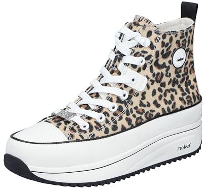 Rieker Damen 90010 Sneaker High, Mehrfarbig, 39 EU