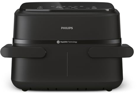 PHILIPS Airfryer XXL NA351/00 7,1 l Fassungsvermögen Doppeltank 6 Voreinstellungen 2450 W