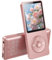 AGPTEK 64GB MP3 Player Bluetooth 5.3 mit Lautsprecher, 40 Stunden Akkulaufzeit Kleiner und klassischer Sport MP3 mit 1,8 Zoll Bildschirm, UKW-Radio (Ohne Kopfhörer), TF-Karte bis zu 128GB, Rosa