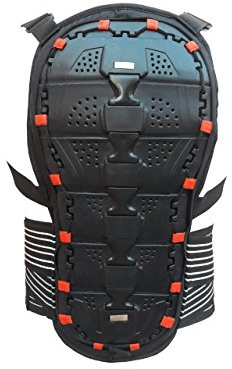 EVO Motocross Spine Back Protector Motorcycle Motorbike Protection Body Armour Racing Skiing ATV Guard Back Support (Small)
