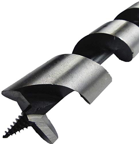 Schlangenbohrer Ø 28mm x 600mm Holzbohrer Spiralbohrer Typ Lewis Balkenbohrer Bohrer Form Lewis NEU für Weich- und Hartholz Sechskantschaft BOHRFUX