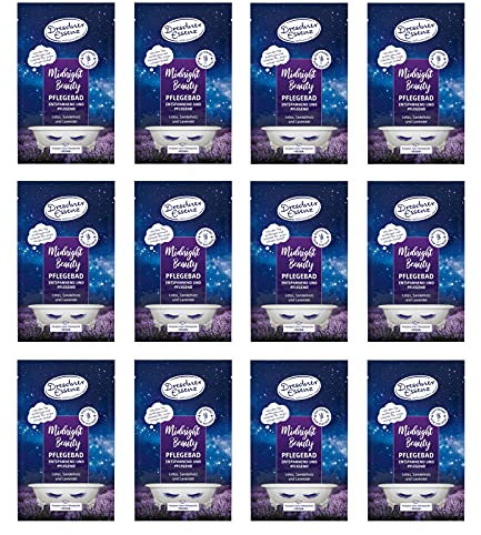 12er Pack Dresdner Essenz Pflegebad Midnight Beauty 12 x 60 g Badezusatz vegan