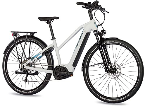 Airtracks 28 Zoll E-Bike Damen Trekking Fahrrad Motiv TR.2.0 Mittelmotor Bosch Performance LINE - Akku 500 Wh - 9 x Gang Shimano - Rahmen 42cm 46cm - Mod. 2026
