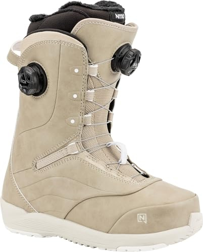 Nitro Damer Crown BOA snowboardbåt, sand, 25