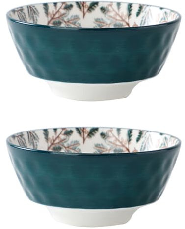 Cabilock 2pezzi Ciotole in Ceramica Ciotole Per Ramen Per Cibo Per Ramen in Ceramica Stoviglie in