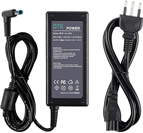 DTK 19.5V 2.31A 45W PC Portatile Alimentatore caricatore per HP Computer Caricabatteria Laptop Caricatori e alimentatori per PC portatili Notebook Adattatore Connettore: 4.5 x 3.0mm