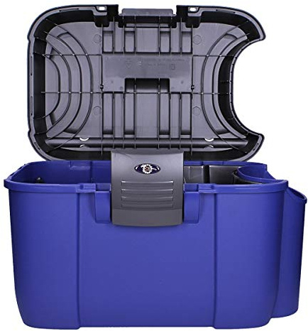 Plastica Panaro Tack Box - Large (Art. 169) - Blue/Grey