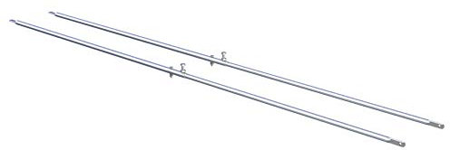 Universal Abspannstangen Paar bis 3,0m für alle gängigen Edelstahlschornsteine teleskopierbar von ca. 1,6-3m passende Abspannschelle separat erhältlich