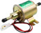Litensh Pompa carburante elettrica universale, gas a pressione diesel in linea a bassa pressione modulo pompa in metallo bullone di fissaggio filo in linea per benzina e diesel HEP-02A (oro)