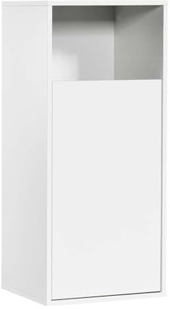 mokebo® Wäscheschrank in Weiß 'Der Wäschehüter', Wäschesortierer mit 1 Fach, auch als Wäschekorb, Wäschesammler oder Wäschetruhe aus Holz, auch als 95x41x40 fürs Bad oder Schlafzimmer (HxBxT in cm)