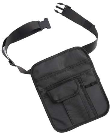 Server Waist Pouches Restaurant Waiter Waist Pouches Bag with Adjustable Belt Utility Money Bag Serving Apron with Pockets