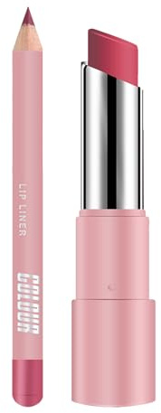 Fyrdyn Bálsamo Labial con Color | Barra de Labios Nutritiva - Bálsamo Mate Nutritivo No Pegajoso para Labios Agrietados y Reparación Nocturna en Mujeres