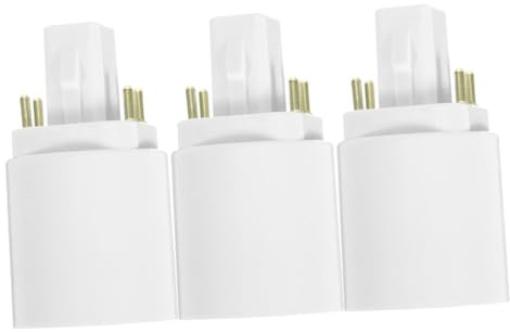 Convertisseur de Douille de Lampe G24q vers E27, Lot de 3 Pièces