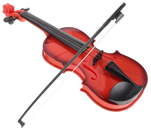 GALPADA Violon Jouet avec Cordes Réglables pour Garçon Et Filles, Petite Taille, Instrument Musical Éducatif Portable, Apprentissage du Rythme pour Tout-Petits, Jouet Délicat, Ornement Réaliste