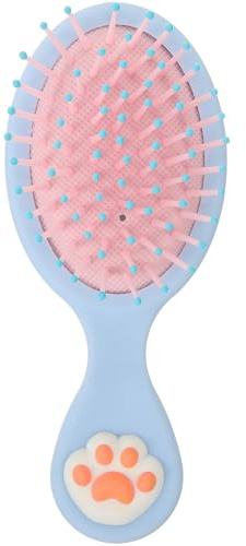 minkissy Detangler Hair Brush with Cat Claw Shape Soft Bristles Hair Brush Designed a Cute Appearance and Delicate Design for Home Use without Hurting Random Color