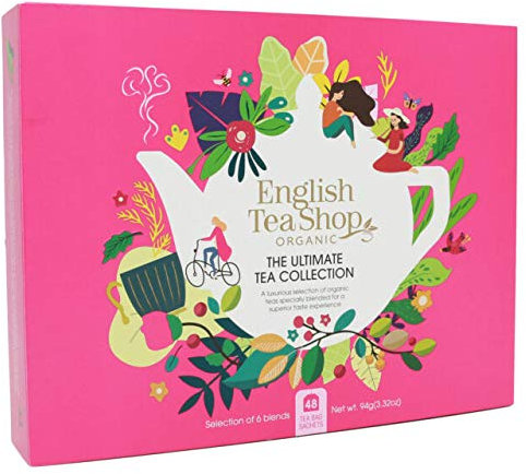 English Tea Shop - Collezione di Tè e Tisane Biologici Assortiti in 6 Gusti ai Sapori Classici 94 g