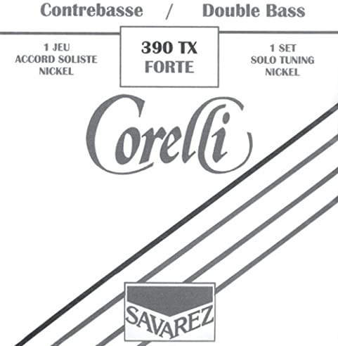 Corelli Kontrabass-Saiten Solostimmung Fis Nickel Extra stark 394TX