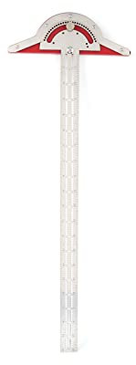 Woodworkers Edge Ruler,Holzbearbeitung Kantenlineal,Digital Angle Finder Winkelmesser,Winkelmesswerkzeug Lineal, 0-70 Grad Einstellbar Metall Messschieber (20 in)