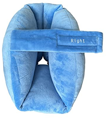 Jeelathy Heel Protector Cushion Foot Support Pillow for Pressure Sores & Ulcers, 1 Piece Foot Elevation Pillow Ankle Protector Pressure Relieving Boots for Bedridden Patients (Right)