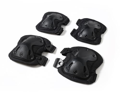 Sport Gomito Pad Ginocchiere Set Traspirante Assorbimento degli urti Sport Attrezzatura protettiva per Skateboard Pattinaggio a rotelle Ciclismo Outdoor Ginocchiere Gomito Set