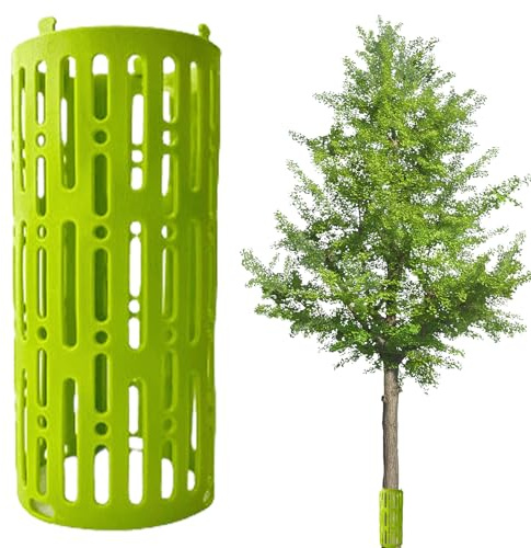 Halorin Protezione per tronchi, 12 pezzi (20 x 30 cm) espandibile, protezione del tronco d'albero, protezione per alberi e tronchi, protezione per alberi con fori di ventilazione