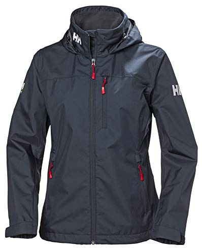 Helly Hansen Women's W Crew Hooded Midlayer Jacket, Navy, S