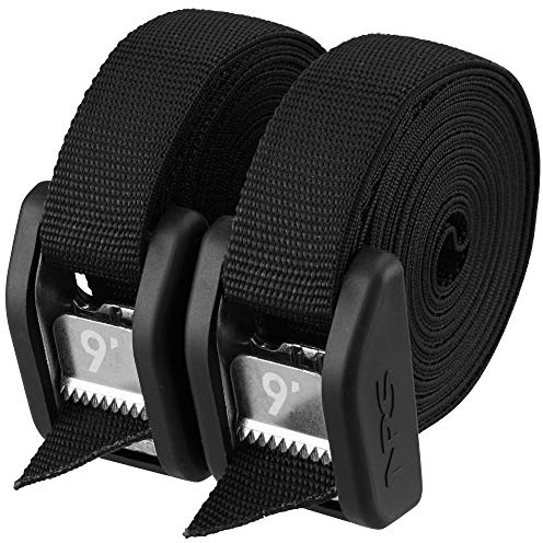 NRS 9' Buckle Bumper Strap Pair Stealth Black