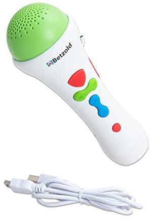 Betzold - Kindermikrofon mit Aufnahmefunktion - Karaoke Mikrofon Musik-Spielzeug