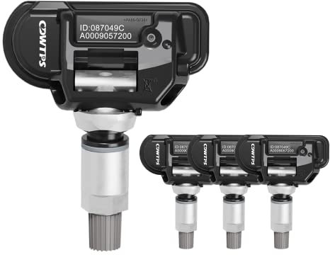 CDWTPS Car Tire Pressure Sensor,433Mhz Tire Pressure Monitoring(TPMS) Sensor for Mercedes-Benz Replace#A0009050030 (4 Pack)