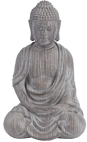 Abaodam 1pezzi Statua Di Buddha in Stile Zen Decorazione Da Scrivania in Resina Scultura Artigianale Per Ufficio