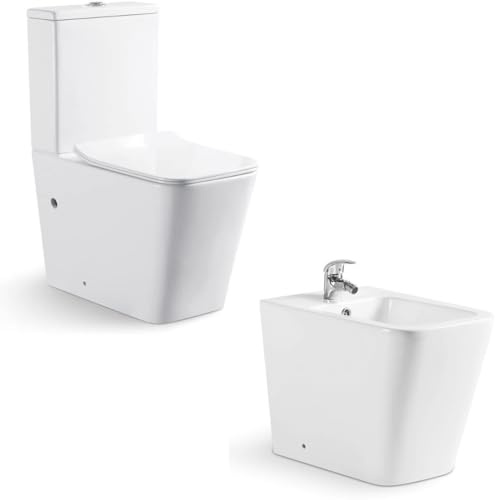 Inodoro Completo Rimless (Pack Paris, INODORO + BIDÉ)