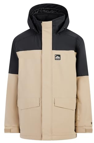 Protest PRTEwan JR - Chaqueta de esquí y snowboard para niño, Bambú Beige, 140
