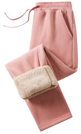 Celanisai Pantalones de chándal para hombre, forro polar cálido, forro polar, forro polar, pantalones de chándal de invierno, pantalones de entrenamiento con bolsillo, pantalones térmicos suaves