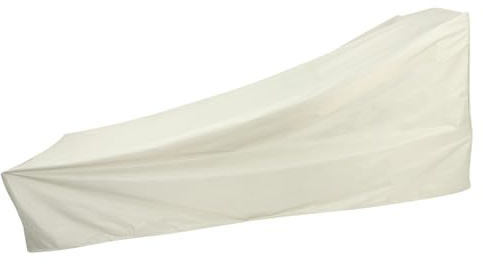 Outanaya Copertura per Lettini Spiaggia e Poltrone Reclinabili da Giardino Oxford Beige per Esterni Protezione Antivento e Foglie per Ombreggiatura Stagionale