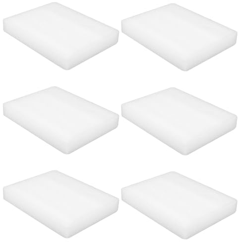 Generic 6 Almohadillas para Fieltrar Aguja de Fieltro de Lana, Tapetes de Espuma Resistentes 20x15x3 Cm para Mesa de Trabajo Manualidades, Esterilla para Fieltro y Costura Creativa