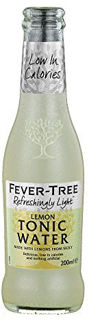 Fever Tree Refreshingly Light Sicilian Lemon Tonic Water Bottles (24 x 200ML)