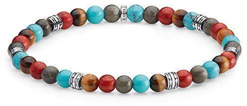 THOMAS SABO Men Silver Statement Bracelet A1925-364-7-L19