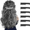 Hair Chalk for Kids Girls, MSDADA Temporary Hair Color Dye for Kids Gifts for Girls Age 6 7 8-12+Colour Hairspray for Birthday St. Patrick's Day Children's Day Halloween Christmas Cosplay Party(Black)