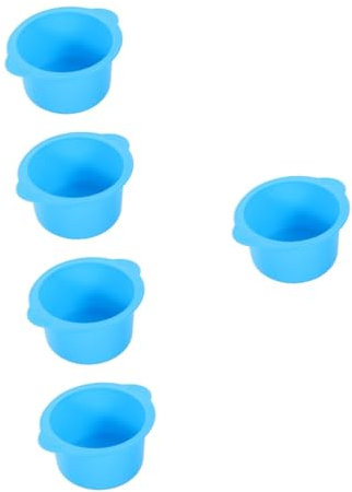 HAPINARY 5 Stück Wachswärmer Silikonschüssel Groß 400 Ml Fassungsvermögen Zur Haarentfernung