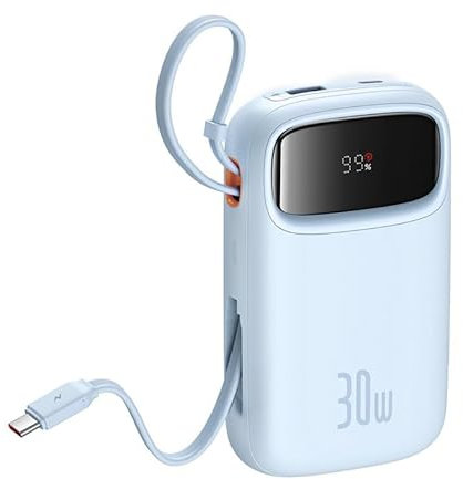 Baseus QPow2 PBank 30W 10K - Blu