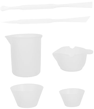 IWOWHERO 13-teiliges Silikon-messbecher-werkzeugset Epoxidkleber-zubehörset Zum Basteln