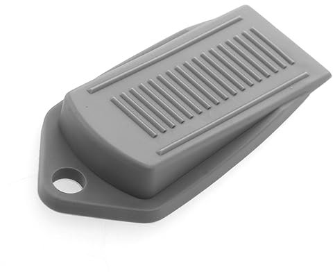 DIYEAH Türstopper Für Die Unterseite Der Tür Grauer Gummi Stabiler Stapelbarer Türhalter Stopper Türverschluss Sicherheitstür