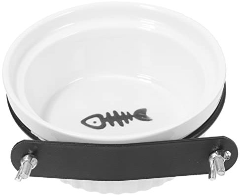 BESPORTBLE Keramik Katzenfutterspender Mit Abnehmbarer Schüssel Hängender Futternapf Für Hunde Und Katzen Zaubert Mühelos Futter Wassererlebnisse Einfach Zu Reinigen