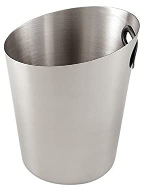 Secchielli per il ghiaccio Secchiello per il ghiaccio in acciaio inossidabile argentato per bevande e feste, secchiello per il ghiaccio da 5 litri, secchiello per il vino, contenitore per aliment